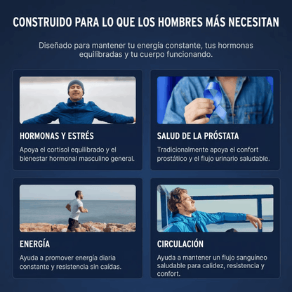 NAD+ l Capsulas Vitalidad Masculina +40