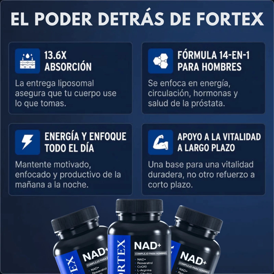 NAD+ l Capsulas Vitalidad Masculina +40