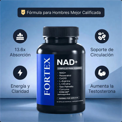 NAD+ l Capsulas Vitalidad Masculina +40
