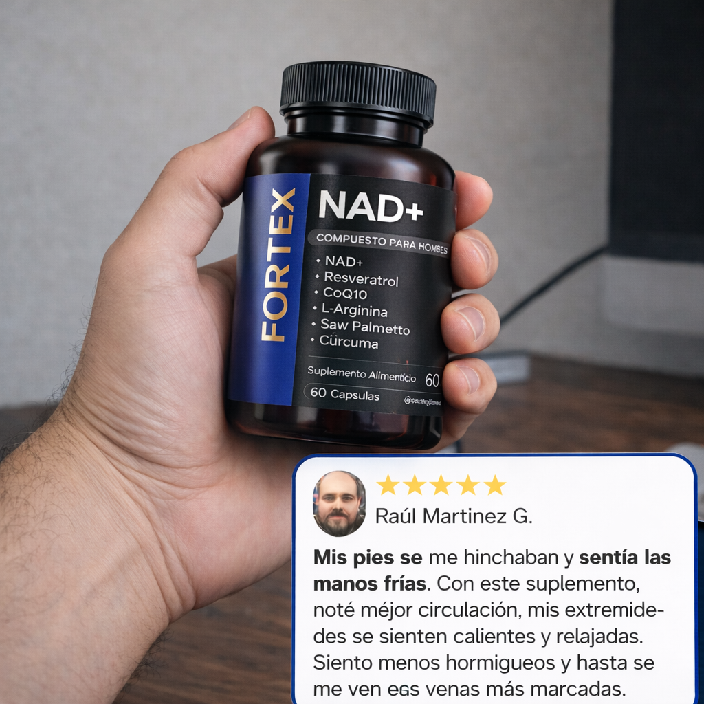 NAD+ l Capsulas Vitalidad Masculina +40